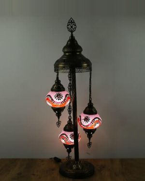 Pembe Zincirli Lambader
