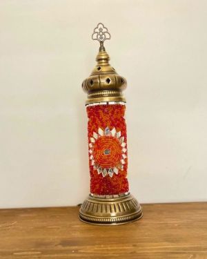Turuncu Renk  Galata Mozaik Lamba